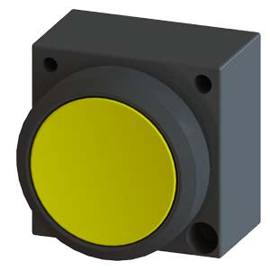 3SB3000-0AA31 - DRUCKTASTER, 22MM, RUND, GELB, FLACH