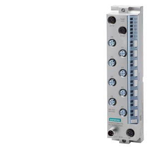 6ES7141-6BH00-0BB0 - SIMATIC ET 200eco PN, DI 16x 24V DC, M12-L, 8x M12