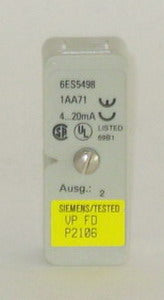 6ES5498-1AA71 - AI Modul 4-20mA 4-draht