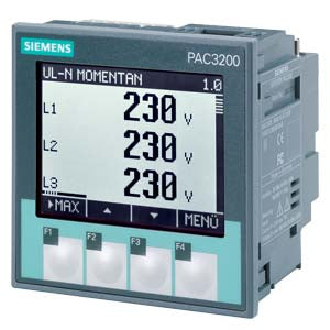 7KM2112-0BA00-3AA0 - Sentron PAC3200, LCD, 96 x 96mm